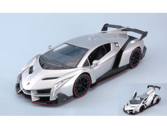 Jada JADA99325S LAMBORGHINI VENENO 2017 METALLIC SILVER 1:24 Modellino