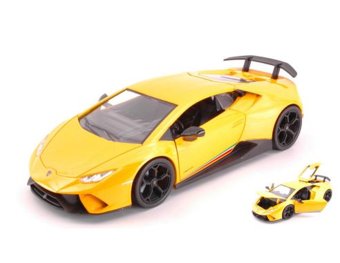 JADA TOYS JADA99355Y LAMBORGHINI HURACAN PERFORMANTE 2017 YELLOW 1:24 Modellino