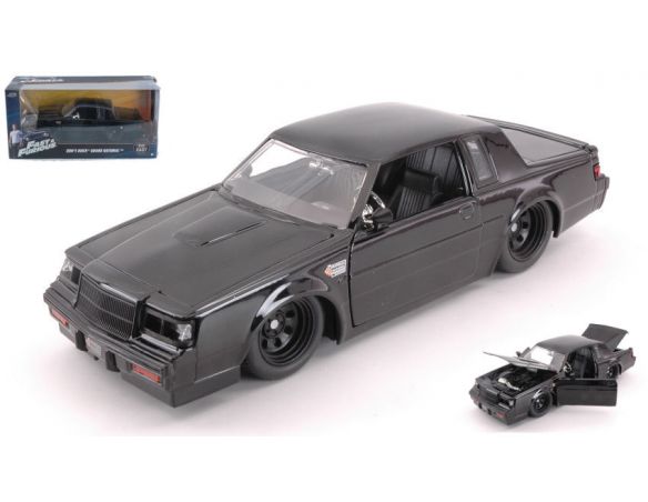 JADA TOYS JADA99539 DOM S BUICK GRAND NATIONAL FAST & FURIOUS BLACK 1:24 Modellino