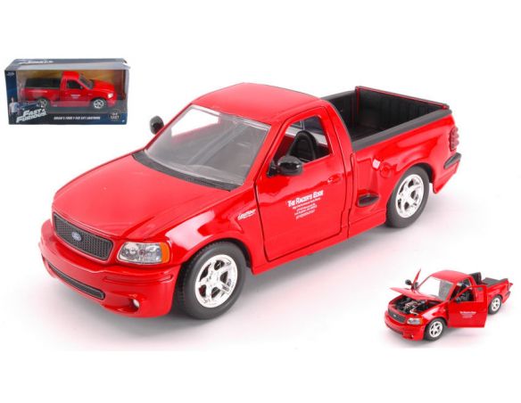 Jada JADA99574 BRIAN'S FORD F-150 SVT LIGHTNING FAST & FURIOUS RED 1:24 Modellino