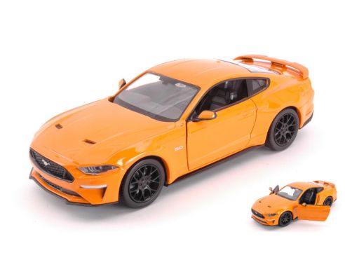 Motormax MTM79352OR FORD MUSTANG GT 2018 ORANGE 1:24 Modellino