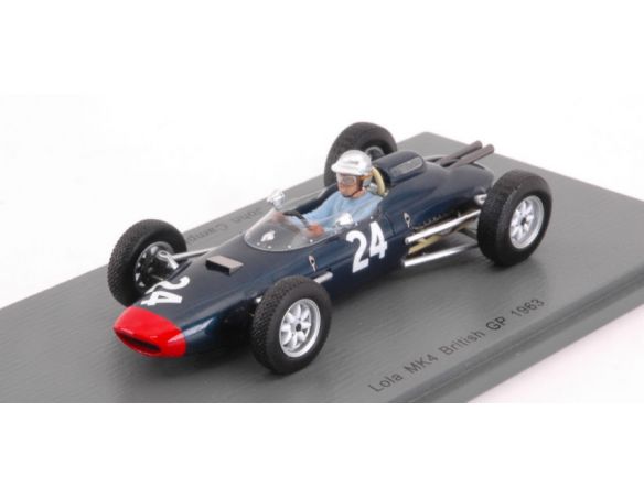 Spark Model S5332 LOLA CLIMAX MK4 JOHN CAMPBELL-JONES 1963 N.24 13th BRITISH GP 1:43 Modellino