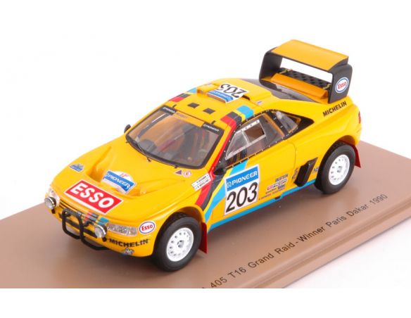 Spark Model S5624 PEUGEOT 405 T16 N.203 WINNER PARIS DAKAR 1990 A.VATANEN-B.BERGLUND 1:43 Modellino