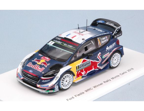 Spark Model S5951 FORD FIESTA WRC N.1 WINNER MONTE CARLO 2018 S.OGIER-J.INGRASSIA 1:43 Modellino