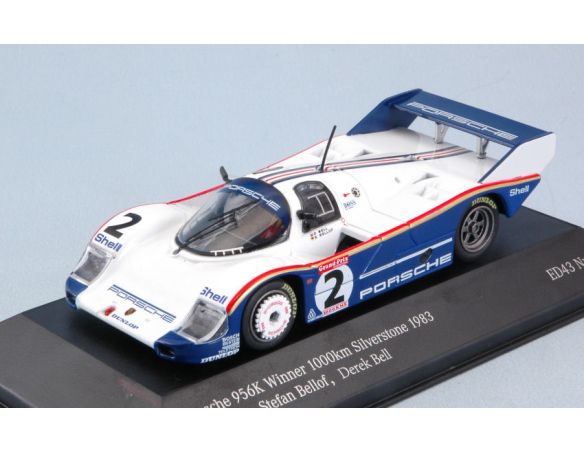 CMR CLASSIC MODEL REPLICARS SBC003 PORSCHE 956 K N.2 WINNER 100 KM SILVERSTONE 1983 S.BELLOF-D.BELL 1:43 Modellino