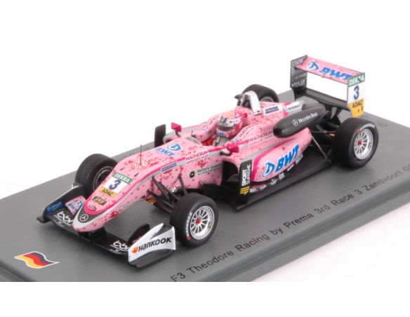Spark Model SG381 DALLARA F3 N.3 3rd RACE 3 ZANDVOORT GP 2017 M.GUNTHER 1:43 Modellino