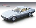Tecnomodel TMD1892B FERRARI 365 GTC 4 1971 NURBURGRING SILVER LIGHT CREAM INTERIOR 1:18 Modellino