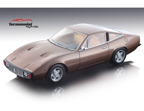 Tecnomodel TMD1892D FERRARI 365 GTC 4 1971 METALLIC BRONZE BEIGE INTERIOR 1:18 Modellino