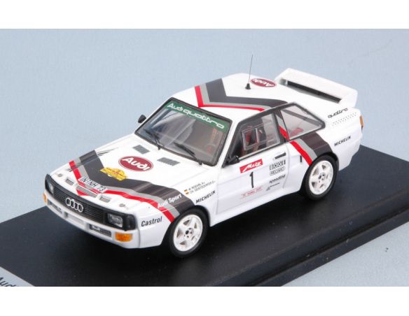 Trofeu TFDERY05 AUDI SPORT QUATTRO N.1 METZ RALLY 1984 ROHRL-GEISTDORFER 1:43 Modellino