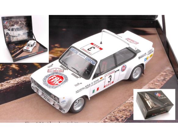 Trofeu TFLMA11 FIAT 131 ABARTH N.3 2nd TOUR DE CORSE 1980 ROHRL-GEISTDORFER 1:43 Modellino