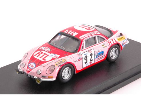 Trofeu TFRRAL64 ALPINE RENAULT A110 N.92 11th RALLY PORTUGAL 1972 HOEPFNER-TRAUTM.1:43 Modellino