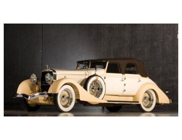 Matrix MX50806-052 HISPANO SUIZA H6C CONVERTIBLE SEDAN HIBBARD & DARRIN CREME 1928 1:43 Modellino