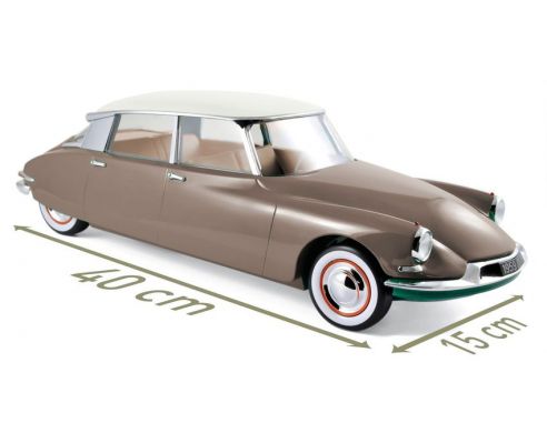 Norev NV121562 CITROEN DS 19 1959 MARRON GLACE' & BLANC CARRARE 1:12 Modellino