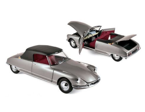 Norev NV181598 CITROEN DS 19 CABRIOLET 1961 (CHAPRON) PEARL GREY 1:18 Modellino