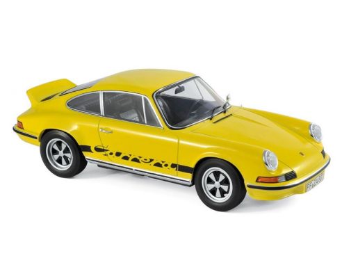 Norev NV187638 PORSCHE 911 RS TOURING 1973 YELLOW & BLACK 1:18 Modellino