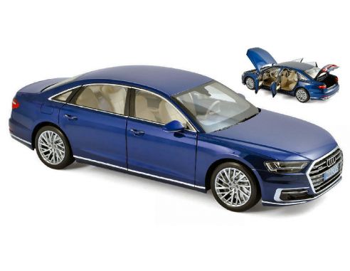 Norev NV188365 AUDI A8 L 2017 BLUE METALLIC 1:18 Modellino