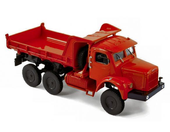 Norev NV690012 BERLIET GBC 8 6x6 BENNE 1958 RED 1:43 Modellino