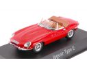 Norev NV270062 JAGUAR E TYPE CABRIOLET 1961 CARMIN RED 1:43 Modellino