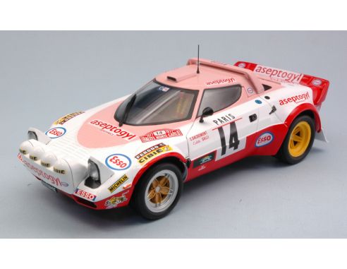 Solido SL1800805 LANCIA STRATOS N.14 6th MONTE CARLO 1977 CHRISTINE DACREMONT-C.GALLI Modellino