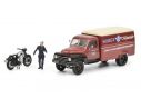Schuco SH2939 HANOMAG L28 HOREX + HOREX REGINA 1:43 Modellino