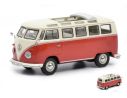 Schuco SH3743 VW T1B SAMBA RED/WHITE 1:43 Modellino