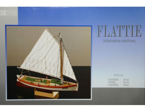 Corel SM42 Flattie Imbarcazione Americana Nave Kit 1:25 Modellino