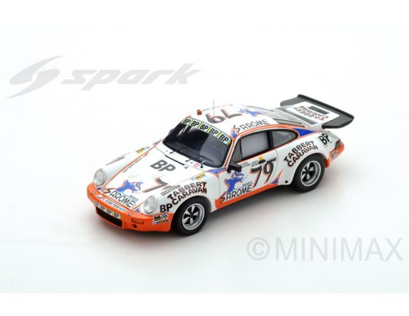 Spark Model S5519 PORSCHE 911 CARRERA RS N.79 14th J.L.RAVENEL-J.RAVENEL-J.M.DETRIN 1:43 Modellino