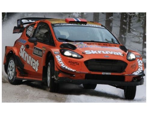Spark Model S5968 FORD FIESTA R5 N.14 19th RALLY SWEDEN 2018 H.SOLBERG-C.MENKERUD 1:43 Modellino