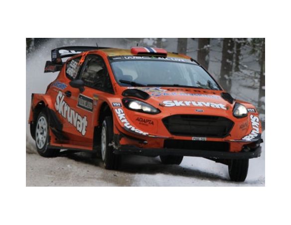 Spark Model S5968 FORD FIESTA R5 N.14 19th RALLY SWEDEN 2018 H.SOLBERG-C.MENKERUD 1:43 Modellino