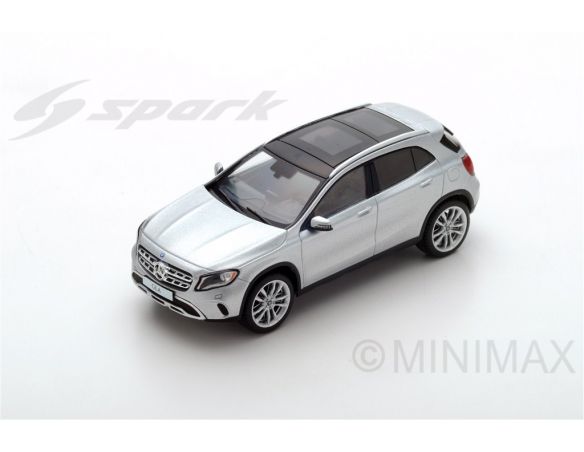Spark Model SDC027 MERCEDES GLA 250 2017 SILVER 1:43 Modellino