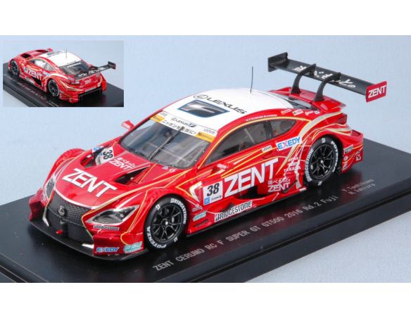 Ebbro EB45456 LEXUS RC F N.38 14th FUJI SUPER GT500 2016 Y.TACHIKAWA-H.ISHIURA 1:43 Modellino
