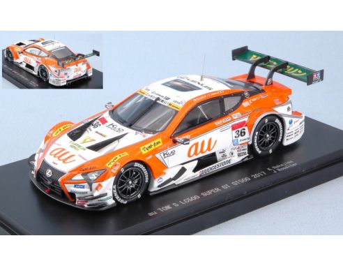 Ebbro EB45519 LEXUS LC500 N.36 SUPER GT500 2017 K.NAKAJIMA-J.ROSSITER 1:43 Modellino