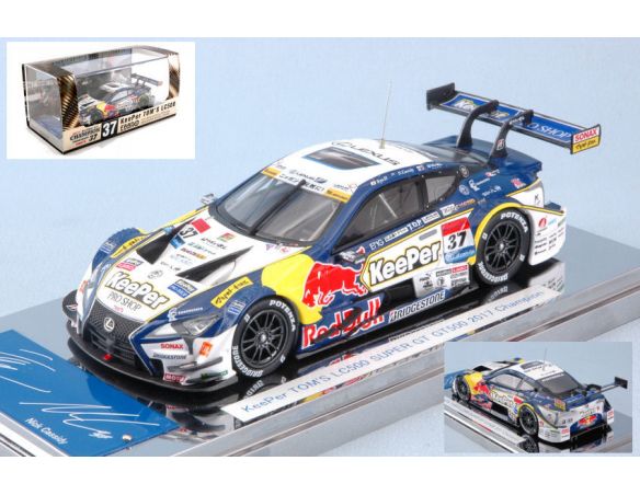 Ebbro EB45550 LEXUS LC500 N.37 CHAMPION SUPER GT500 2017 R.HIRAKAWA-N.CASSIDY 1:43 Modellino