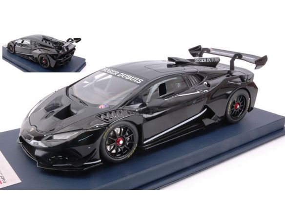 Looksmart LS18018D LAMBORGHINI HURACAN SUPER TROFEO EVO 2018 BLACK C/VETRINA 1:18 Modellino