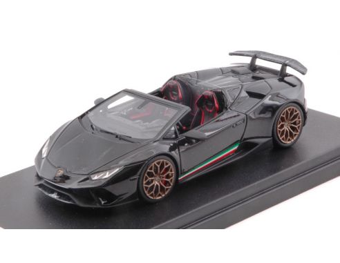 Looksmart LS481F LAMBORGHINI HURACAN PERFORMANTE SPYDER MET.BLACK HELENE 1:43 Modellino