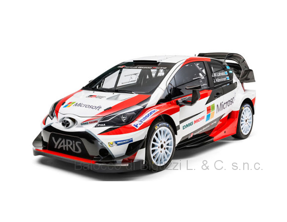 Ixo model RAM647 TOYOTA YARIS WRC, N.10 2nd MONTE CARLO 2017 J.M.LATVALA-M.ANTTILA 1:43 Modellino