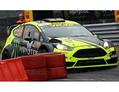 Ixo model RAM658 FORD FIESTA RS WRC MONSTER N.46 WINNER MONZA 2017 V.ROSSI-C.CASSINA 1:43 Modellino