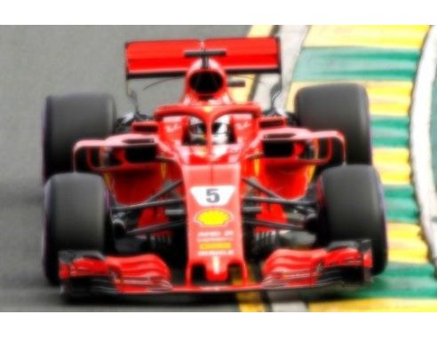 Looksmart LS18F1013 FERRARI SF71H N.5 WINNER AUSTRALIAN GP 2018 S.VETTEL C/VETRINA 1:18 Modellino