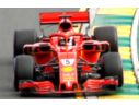 Looksmart LS18F1013 FERRARI SF71H N.5 WINNER AUSTRALIAN GP 2018 S.VETTEL C/VETRINA 1:18 Modellino