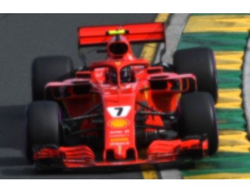 Looksmart LS18F1014 FERRARI SF71H N.7 3rd AUSTRALIAN GP 2018 K.RAIKKONEN C/VETRINA 1:18 Modellino