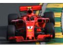 Looksmart LS18F1014 FERRARI SF71H N.7 3rd AUSTRALIAN GP 2018 K.RAIKKONEN C/VETRINA 1:18 Modellino