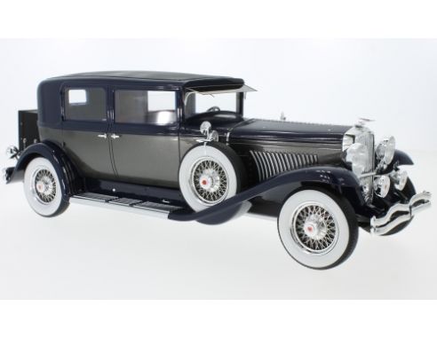 Neo Scale Models NEO18275 DUESEMBERG J.WILLOUGHBY BERLINE BLACK SILVER 1:18 Modellino