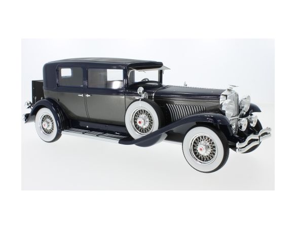 Neo Scale Models NEO18275 DUESEMBERG J.WILLOUGHBY BERLINE BLACK SILVER 1:18 Modellino