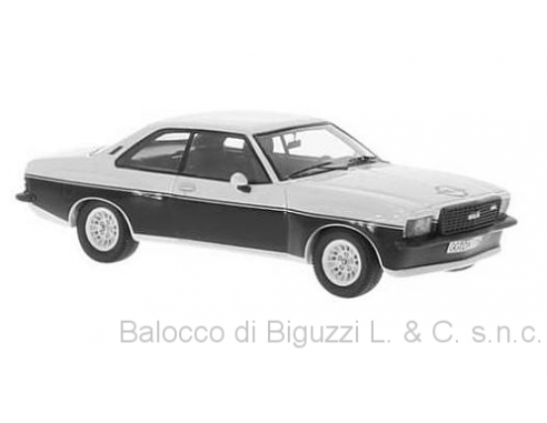 Neo Scale Models NEO46116 OPEL COMMODORE B STEINMETZ SILVER/BLACK 1:43 Modellino