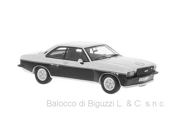 Neo Scale Models NEO46116 OPEL COMMODORE B STEINMETZ SILVER/BLACK 1:43 Modellino