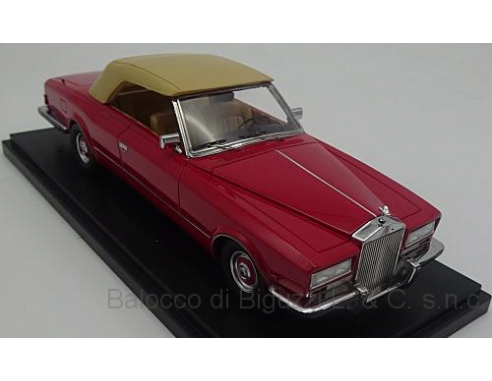 Neo Scale Models NEO46486 ROLLS ROYCE GHOST VI FRUA DROPHEAD COUPE' 1971 RED 1:43 Modellino