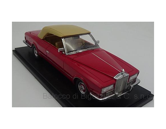 Neo Scale Models NEO46486 ROLLS ROYCE GHOST VI FRUA DROPHEAD COUPE' 1971 RED 1:43 Modellino