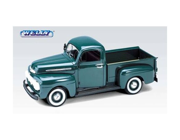 Welly WE9847 FORD F1 PICK UP 1951 GREEN 1:18 Modellino