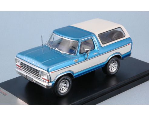 PremiumX PRD045 FORD BRONCO 1978 METALLIC BLUE/WHITE 1:43 Modellino