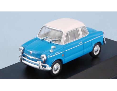 White Box WB281 NSU PRINZ 30E 1959 LIGHT BLUE W/WHITE ROOF 1:43 Modellino